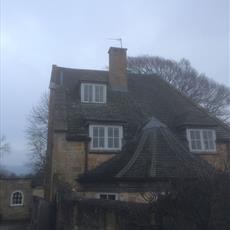 House with dome roof