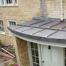 Bay Porch lead roof 